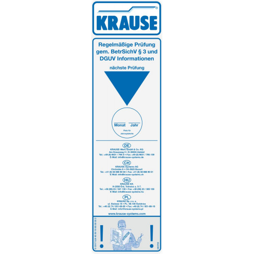 Krause Ellenőrző címke